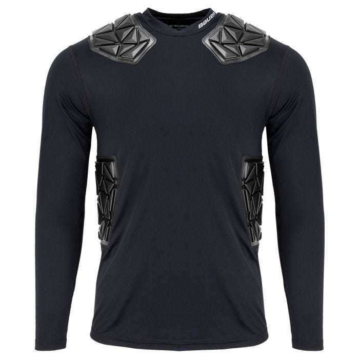 Bauer Brankárske tričko Bauer Elite Padded LS Top SR