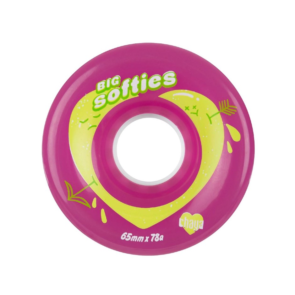 Powerslide Kolieska Chaya Big Softie´s Clear Pink (4ks)