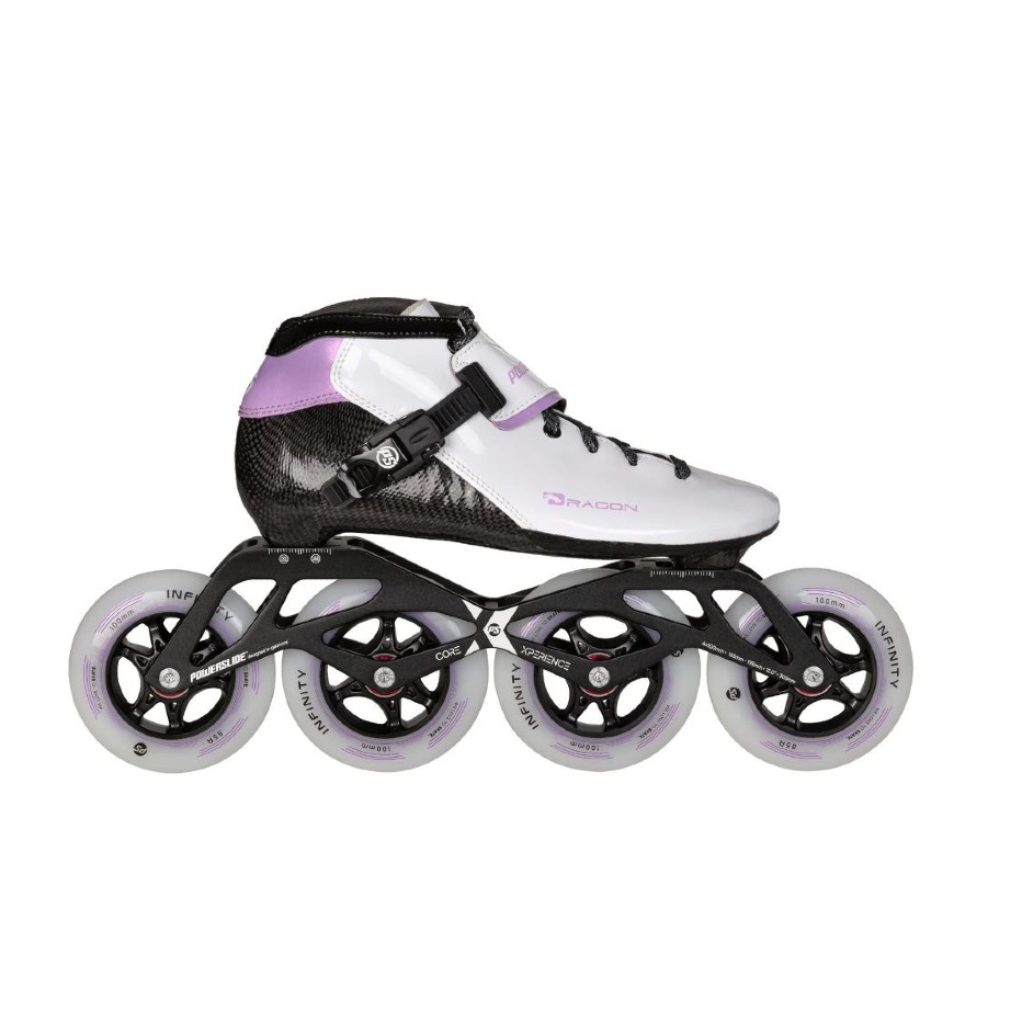 Powerslide Kolečkové brusle Powerslide Dragon White 100
