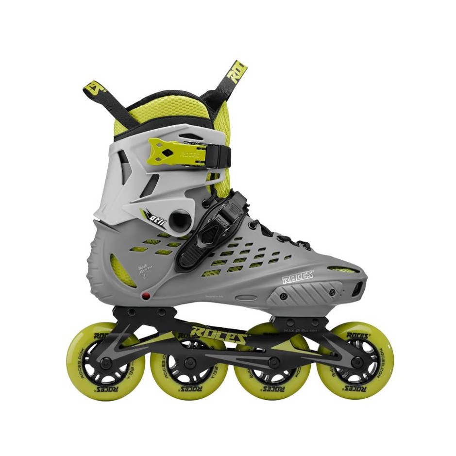 Roces Kolečkové brusle Roces Olti 84 Grey Mustard